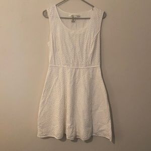 White eyelet dress by Max Studio